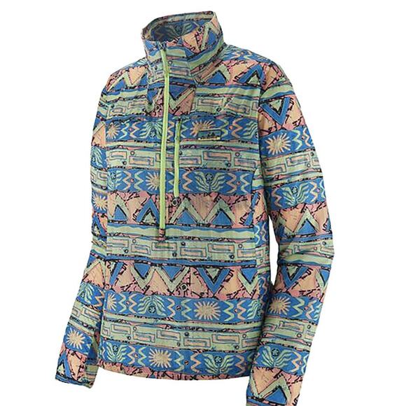 Patagonia Houdini Stash 1/2 Zip Pullover Jacket Size XL Womens Green New - Picture 12 of 12